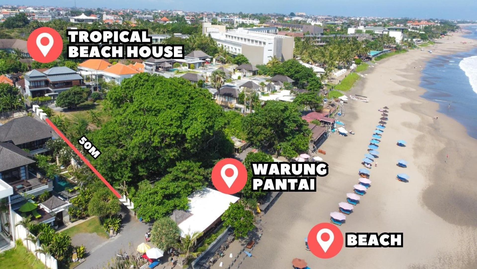 Tropical Beach House Bali 塞米亚克 外观 照片